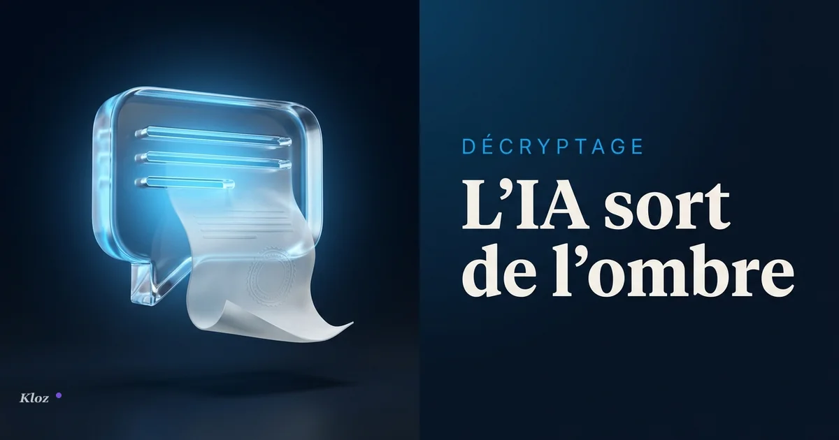 Du ChatGPT clandestin au Claude officiel : l'IA a changé de statut chez les avocats français